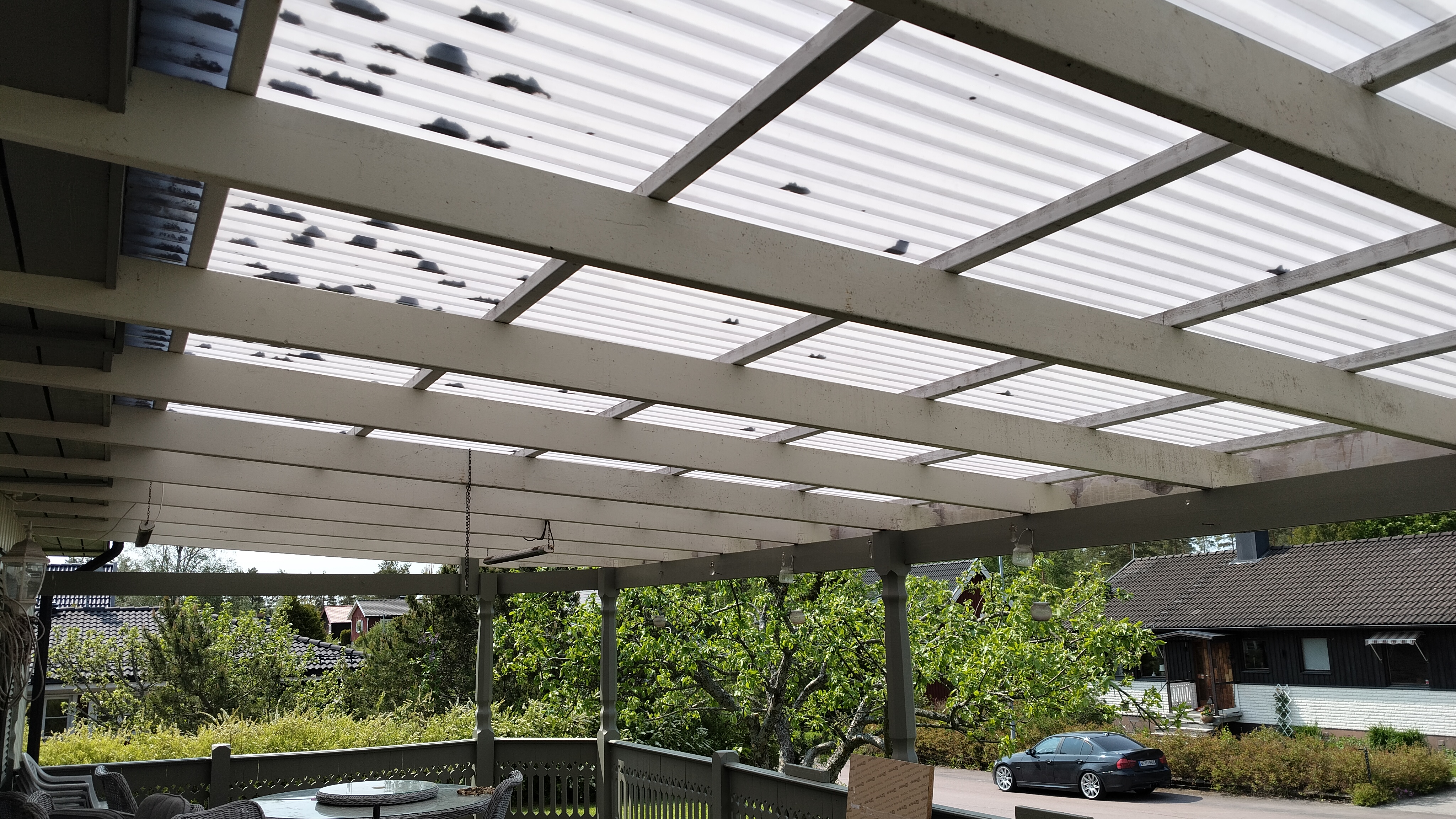 Altantak före renovering